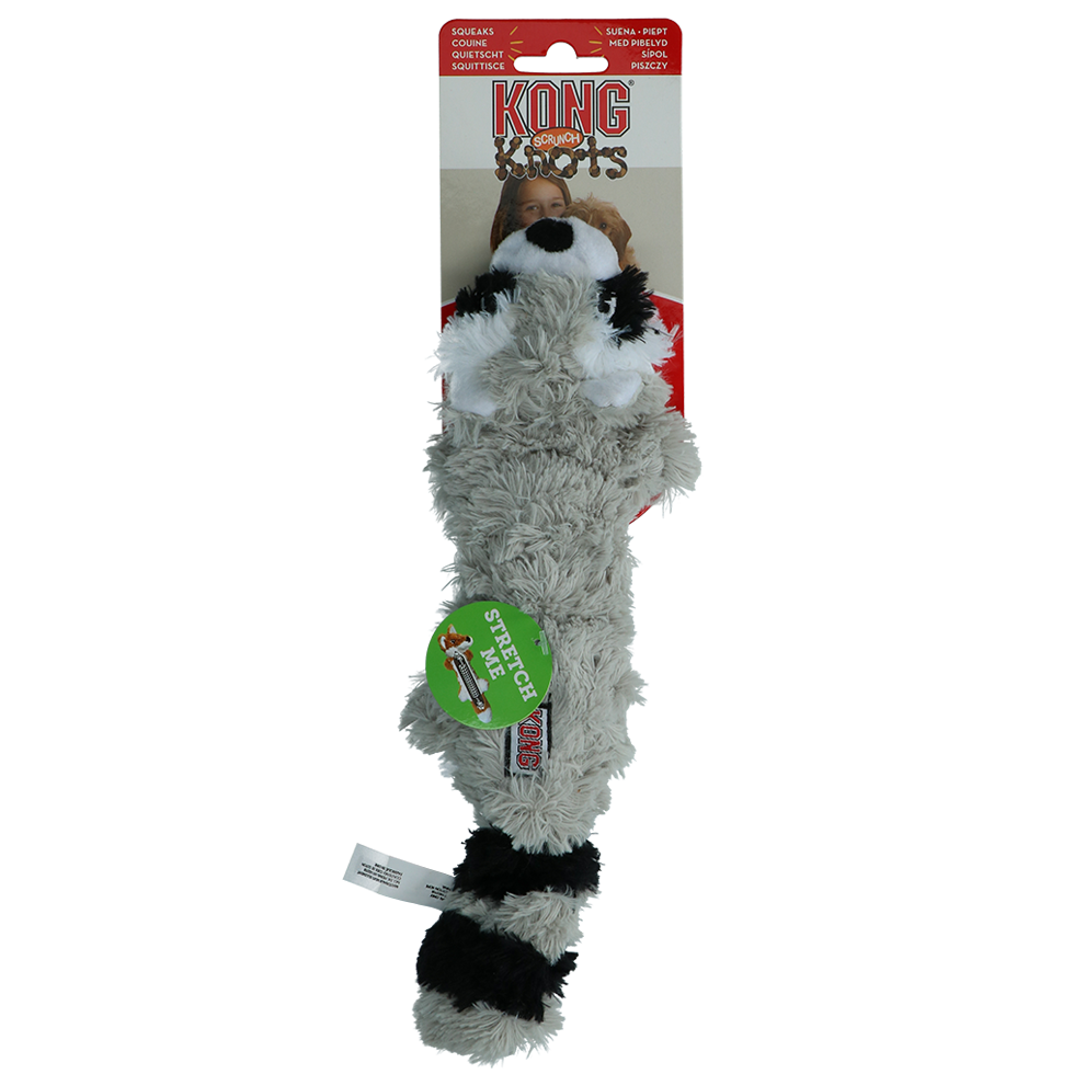Kong Knots Scrunch Waschbär