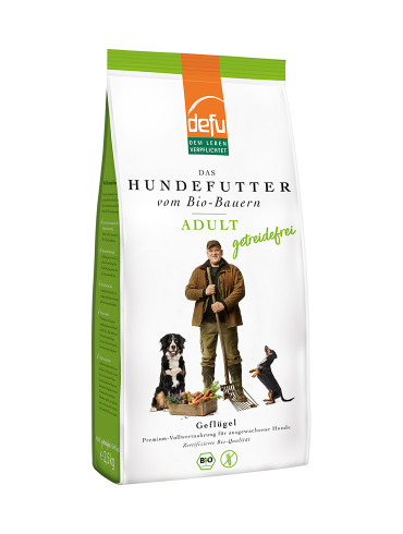 Defu Dog Adult Getreidefrei Bio-Geflügel