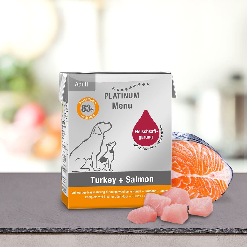 Platinum Menu Turkey & Salmon