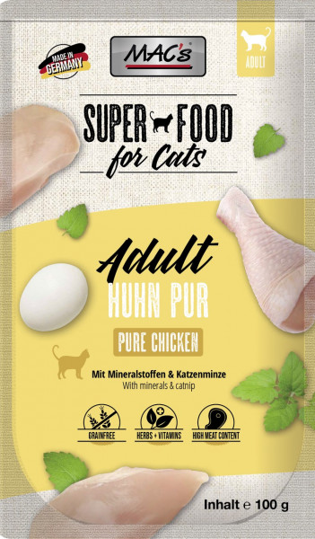 Mac's Cat Adult Huhn Pur