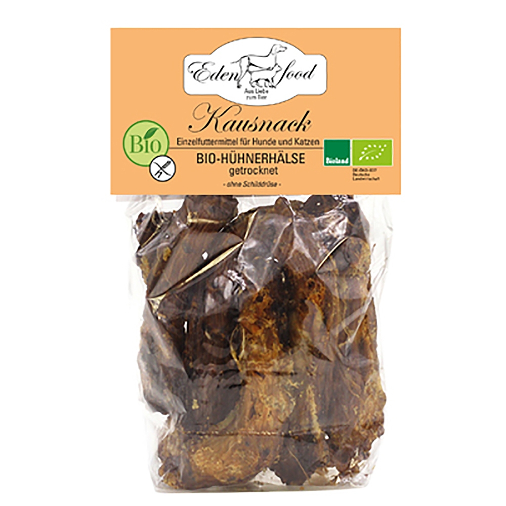 Edenfood Kausnacks Bio-Hühnerhälse