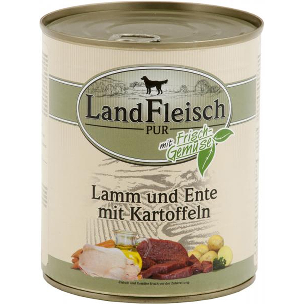 LandFleisch Dog Adult Lamm, Ente & Kartoffeln