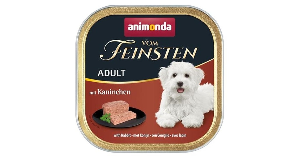Animonda Dog Vom Feinsten Adult Classic Kaninchen Schale 