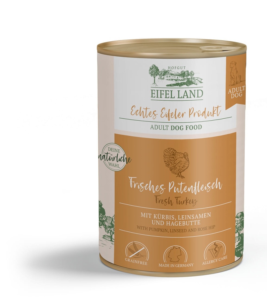 Eifel Land Dog frisches Putenfleisch