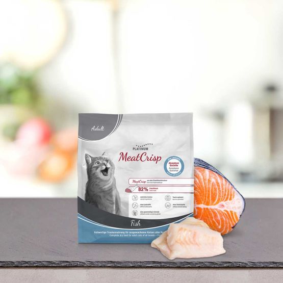 Platinum Cat MeatCrisp Adult Fish