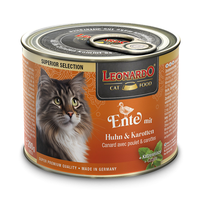 Leonardo Ente mit Huhn & Karotten 