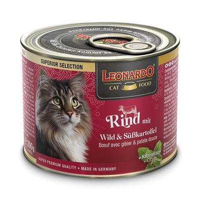 Leonardo Rind mit Wild & Süßkartoffeln 200g