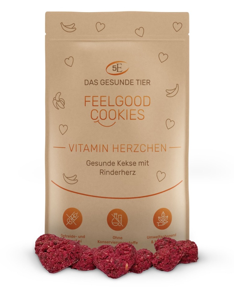 5 Elemente Vitamin Herzchen - Feelgood Cookies