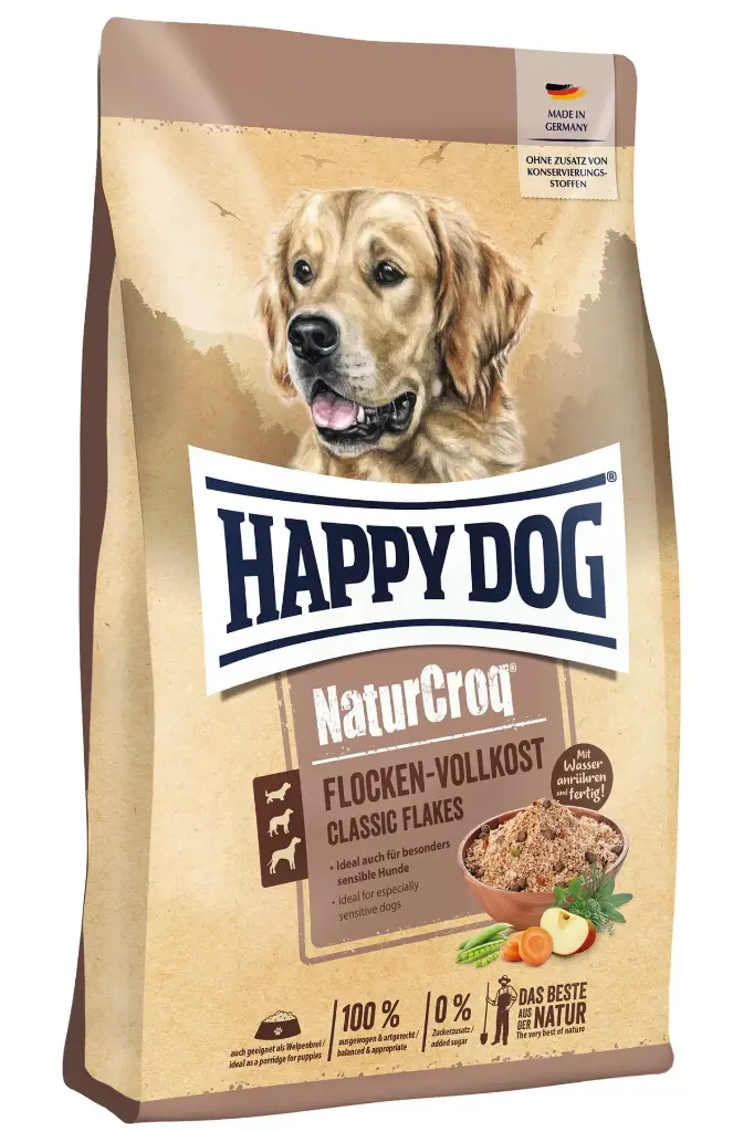  Happy Dog NaturCroq Flocken-Vollkost 