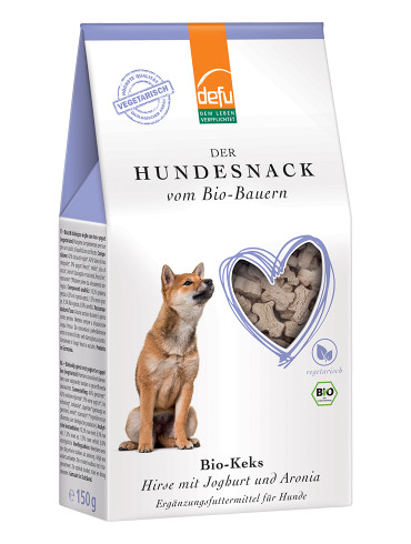 Defu Bio-Keks Hirse mit Joghurt und Aronia