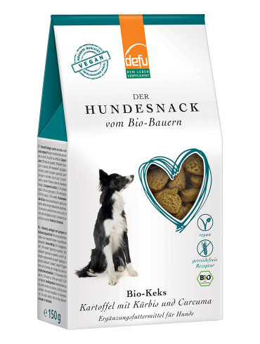 Defu Bio-Keks Kartoffel mit Kürbis und Curcuma