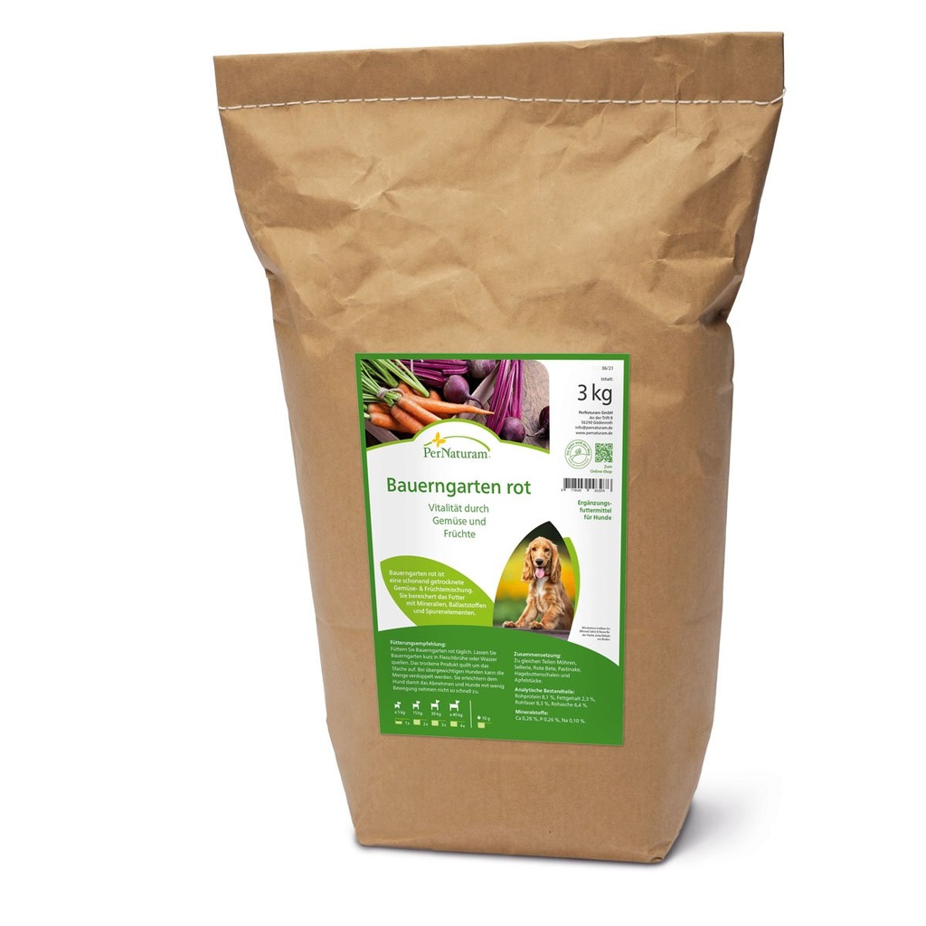 PerNaturam Dog Bauerngarten Rot