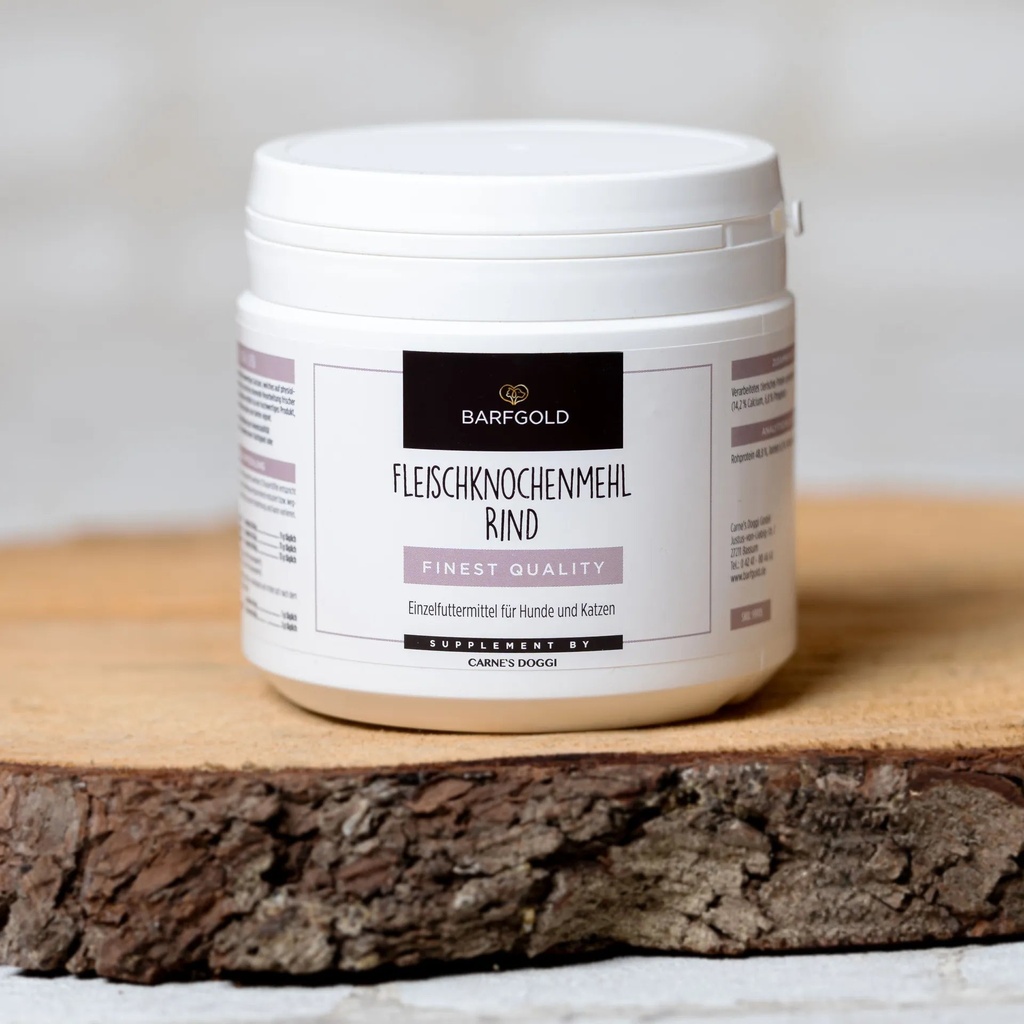 Barfgold Fleischknochenmehl Rind