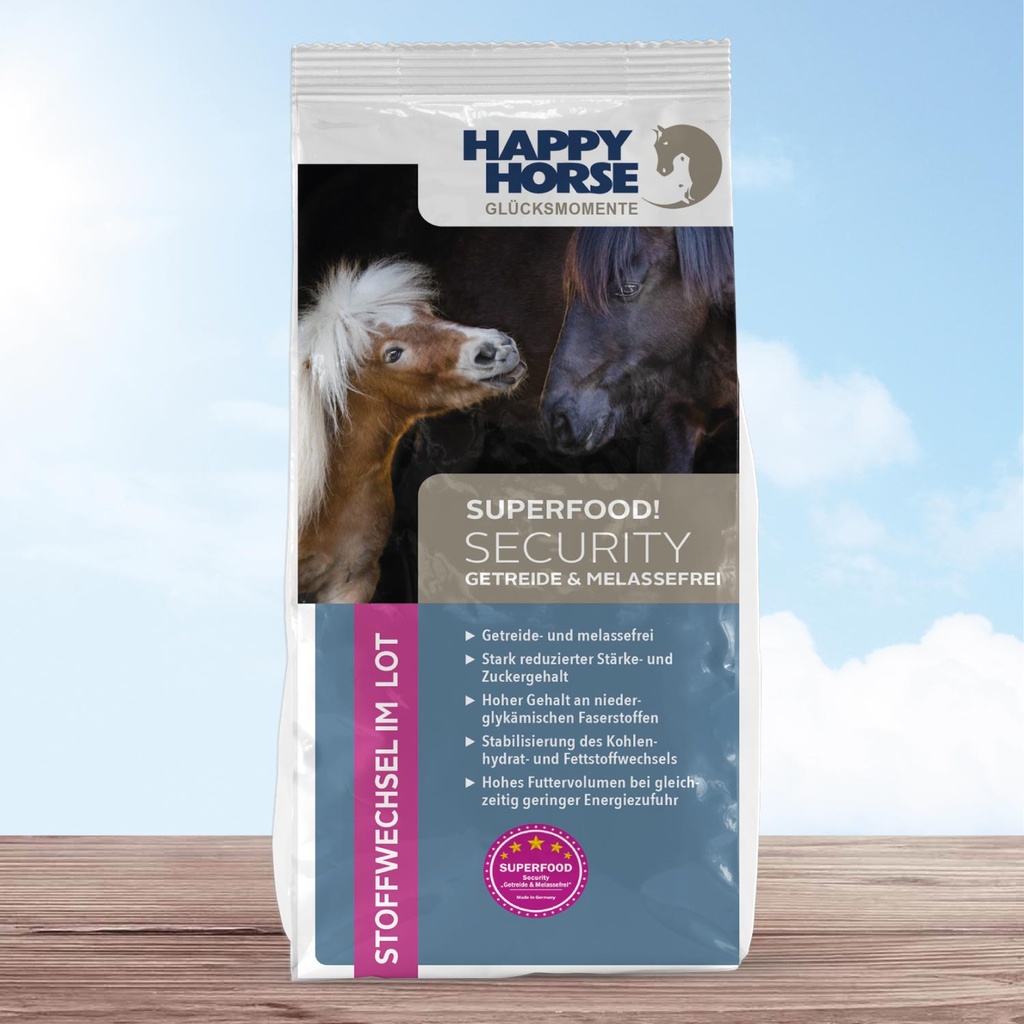 Happy Horse SuperFood Security - Getreide & Melassefrei