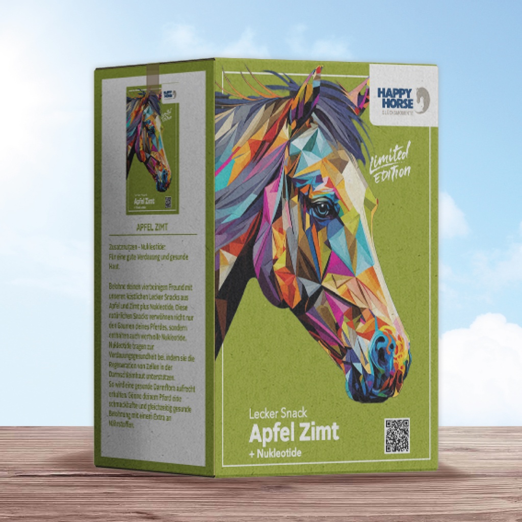 Happy Horse Lecker Snack Apfel Zimt