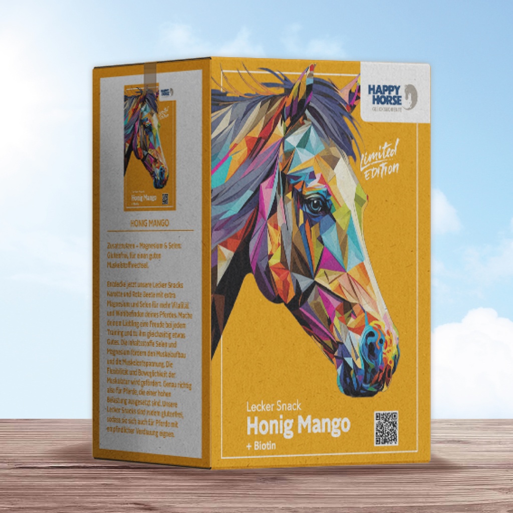 Happy Horse Lecker Snack Honig Mango