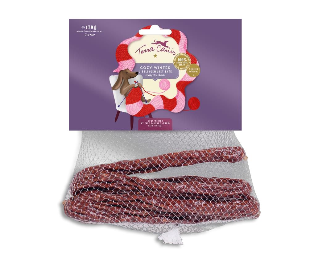 Terra Canis Cozy Winter Lieblingswurst Ente