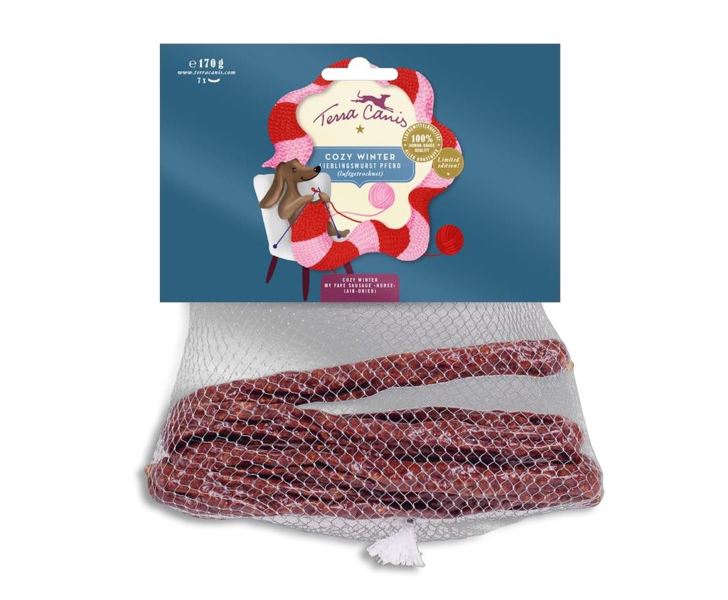 Terra Canis Cozy Winter Lieblingswurst Pferd