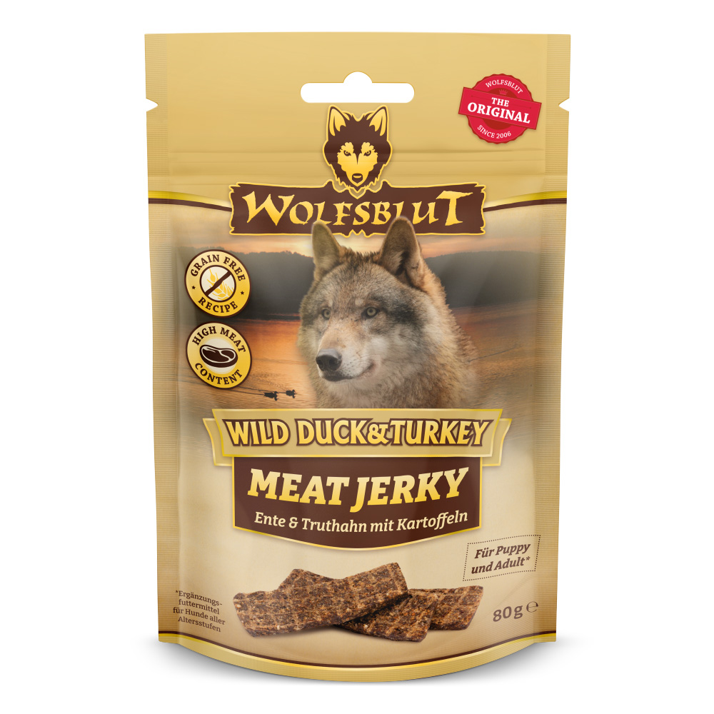 Wolfsblut Meat Jerky Wild Duck & Turkey