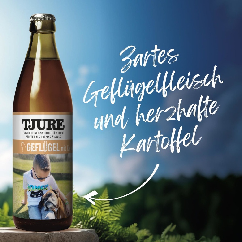 Tjure Hundesmoothie Geflügel mit Kartoffel