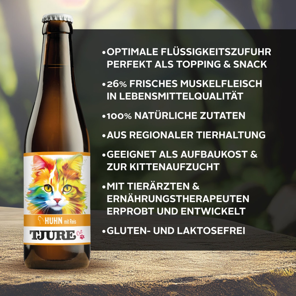 Tjure Katzensmoothie Huhn mit Reis
