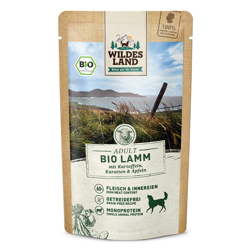 Wildes Land Bio Lamm mit Kartoffeln & Karotte 
