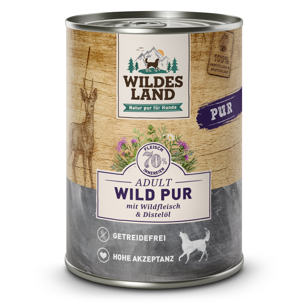 Wildes Land Wild PUR mit Distelöl HUND