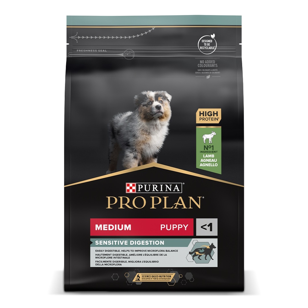 Pro Plan Dog Medium Puppy Sensitive Digestion Agneau