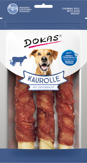Dokas Dog Kaurolle mit Entenbrust