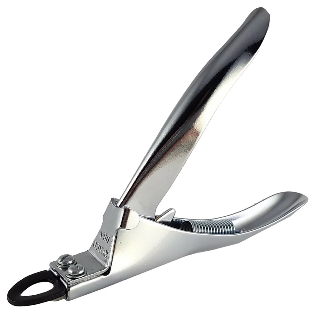 Resco Krallenzange mit eingesetztem Messer