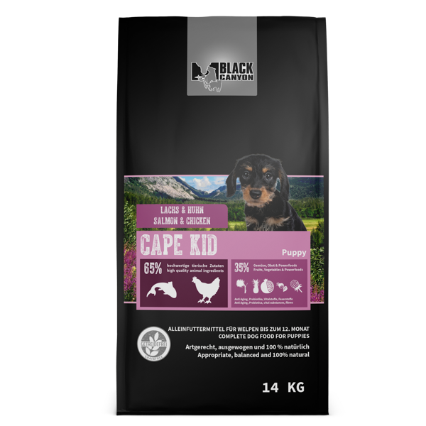 Black Canyon Puppy Cape Kid Lachs & Huhn