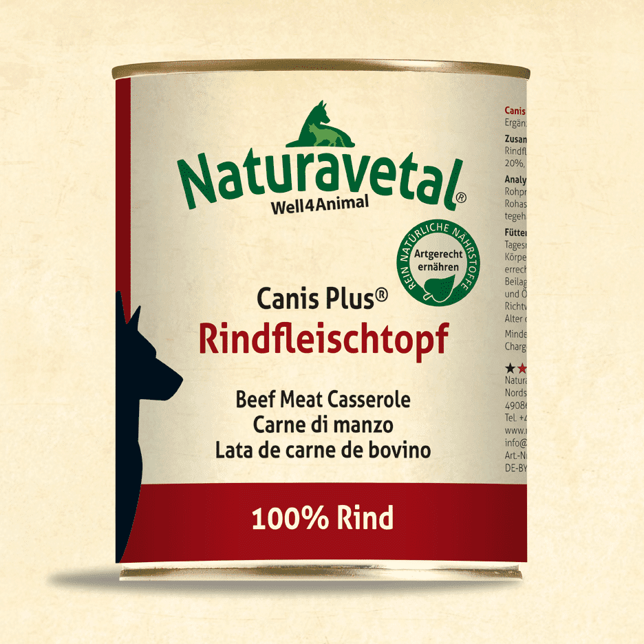 Naturavetal Canis Plus Fleischtopf Rind