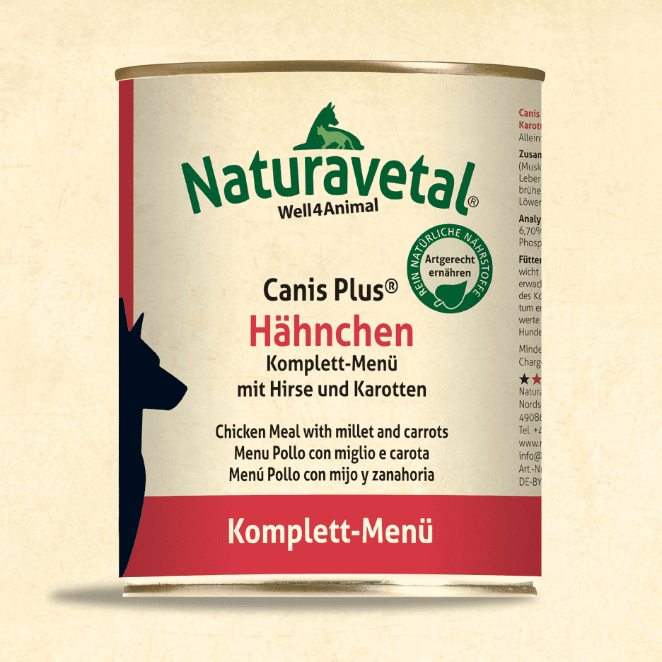 Naturavetal Canis Plus Komplettmenü Hähnchen