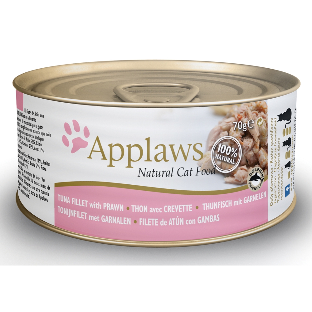 Applaws Cat Adult Thunfischfilet & Garnelen