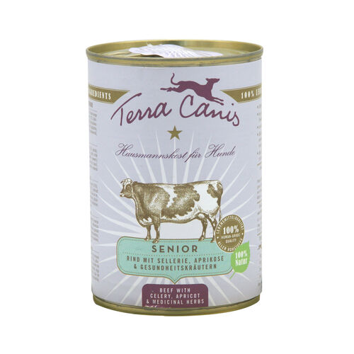 Terra Canis Senior Rind mit Sellerie, Aprikose & Gesundheitskräutern