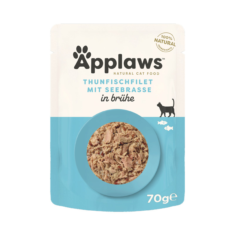 Applaws Cat Adult Thunfischfilets & Seebrasse