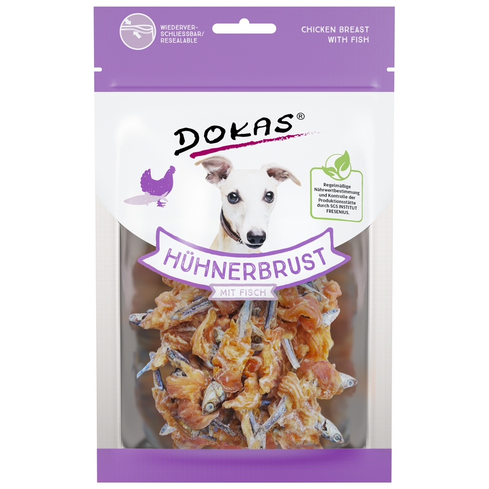 Dokas Dog Hühnerbrust mit Fisch