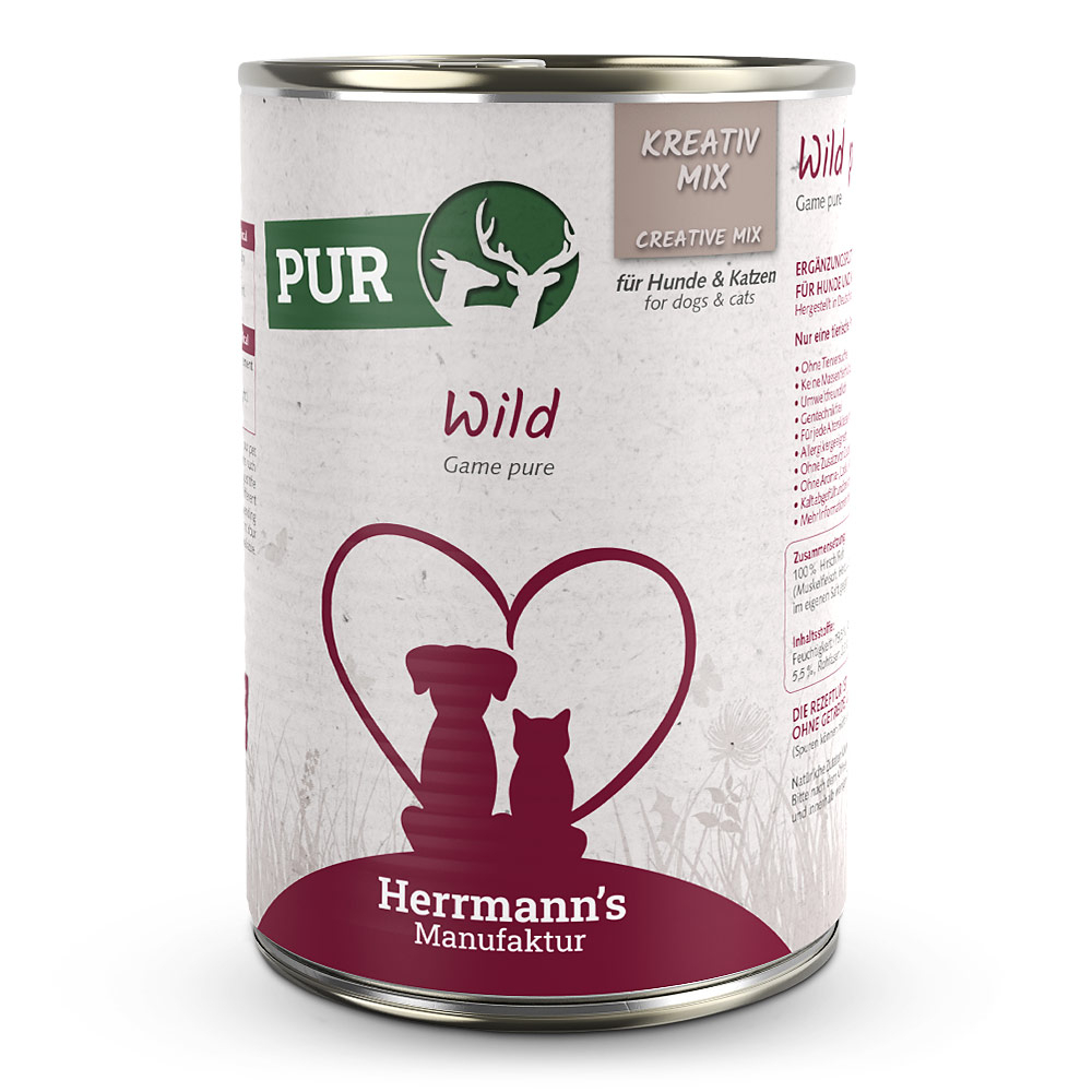 Herrmann's Dog/Cat Adult Kreativ-Mix Pur Bio-Wild