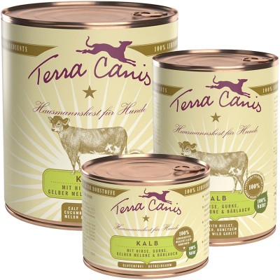 Terra Canis Classic Adult Kalb, Hirse, Gurke, gelber Melone & Bärlauch