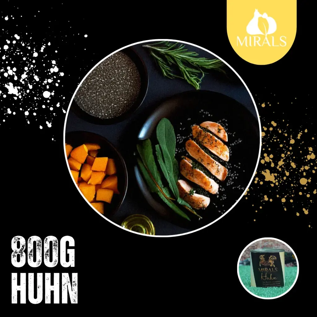 MIRALS Das Zarteste Huhn an Mangold-Karotten Stampf mit Mango-Himbeerchutney
