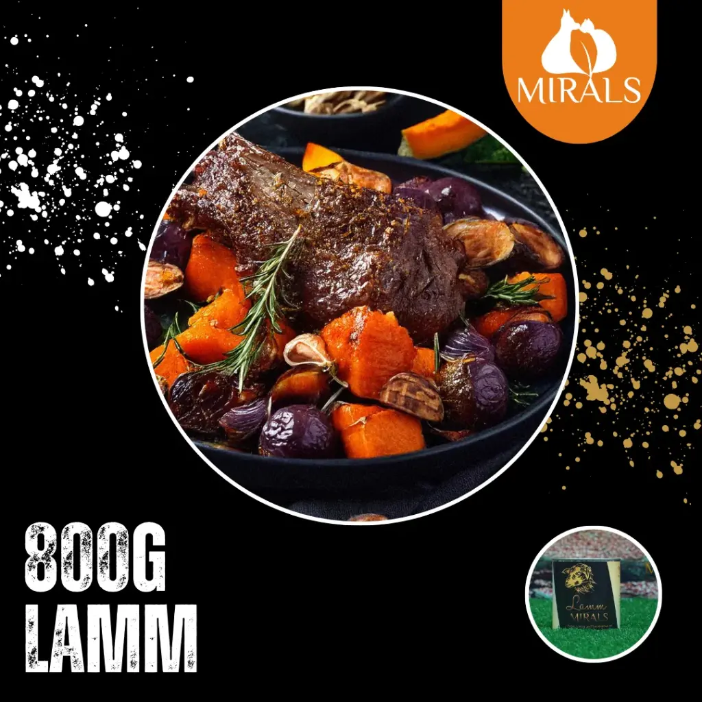 MIRALS Zartes Lamm an Pflaumenmus mit Maronen-Hokkaido-Fenchel Gemüse