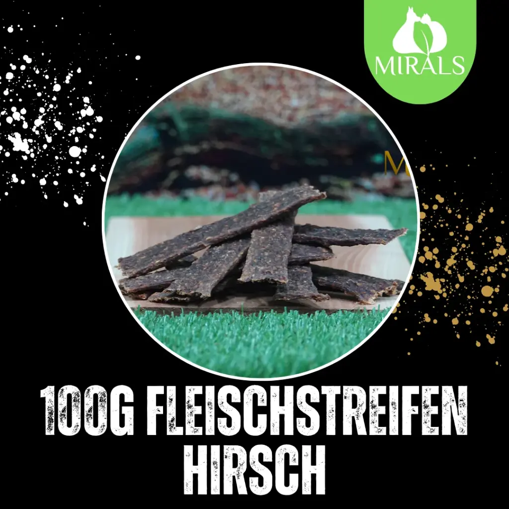 MIRALS Hirsch Fleischstreifen
