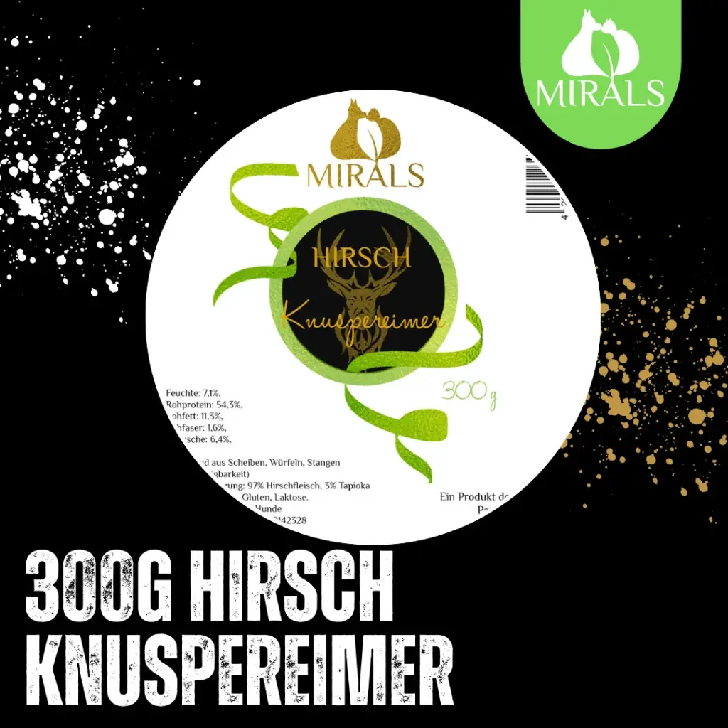 MIRALS Knuspereimer Hirsch