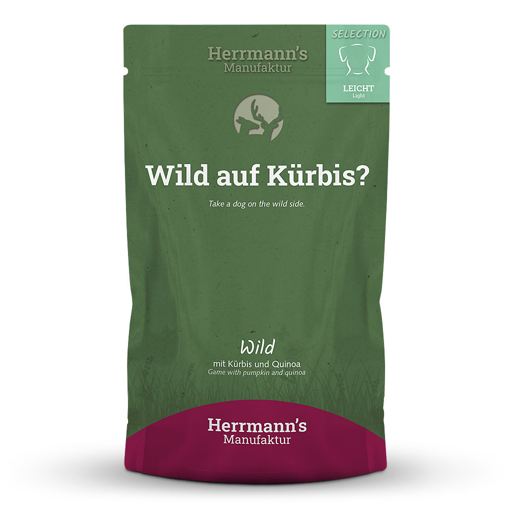 Herrmann's Dog Selection Leicht Wild mit Kürbis und Quinoa