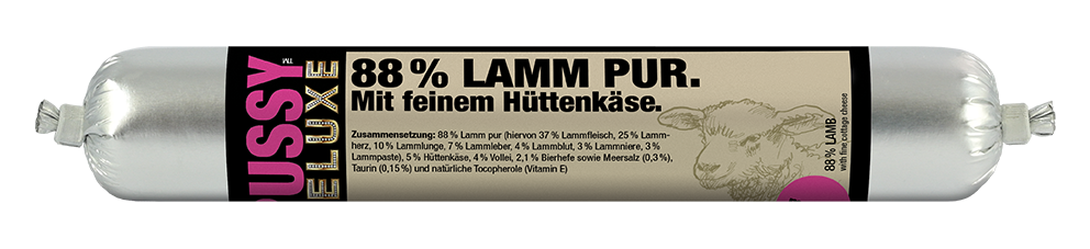 Fleischeslust Pussy Deluxe Lamm pur mit feinem Hüttenkäse Mousse