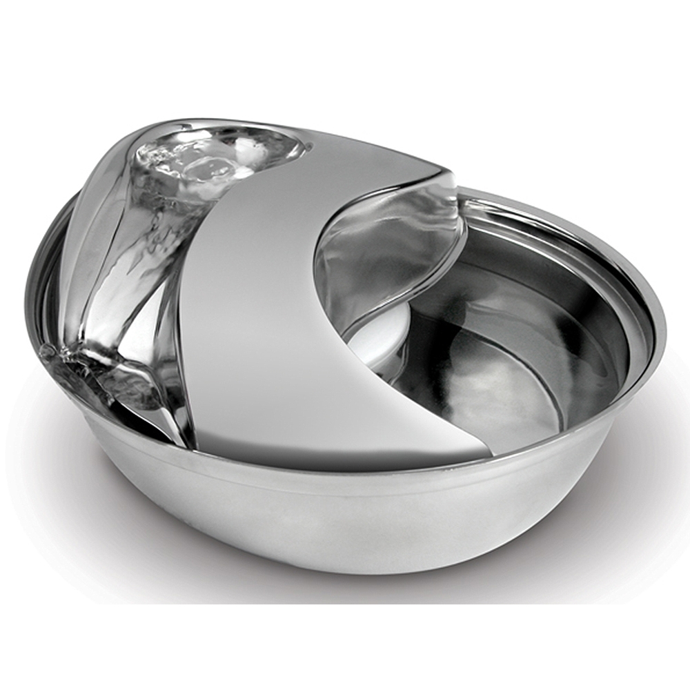 Pioneer Pet Trinkbrunnen Raindrop Style Edelstahl