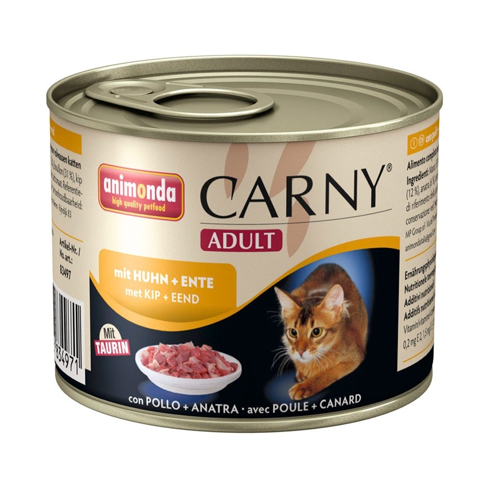 Animonda Carny Adult Rind, Huhn & Entenherzen