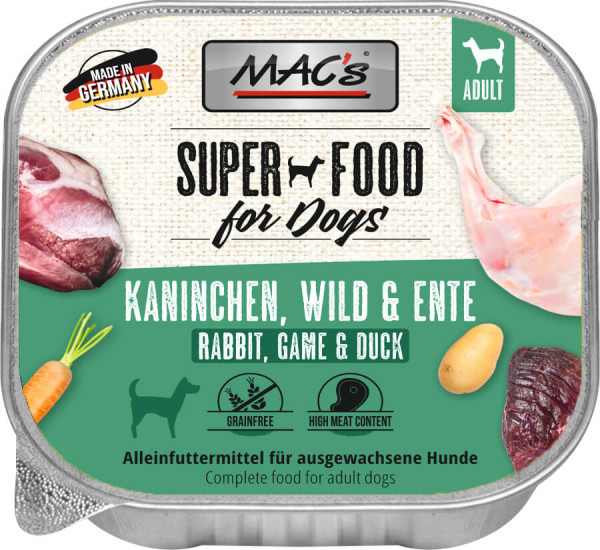 Mac's Dog Kaninchen, Wild & Ente