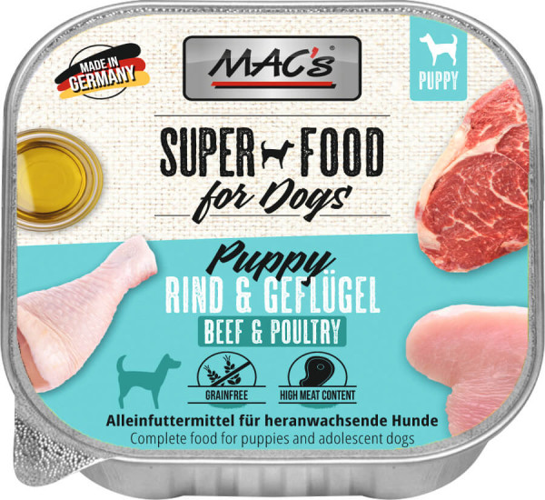 MAC´s Dog Puppy Beef & Poultry 150g