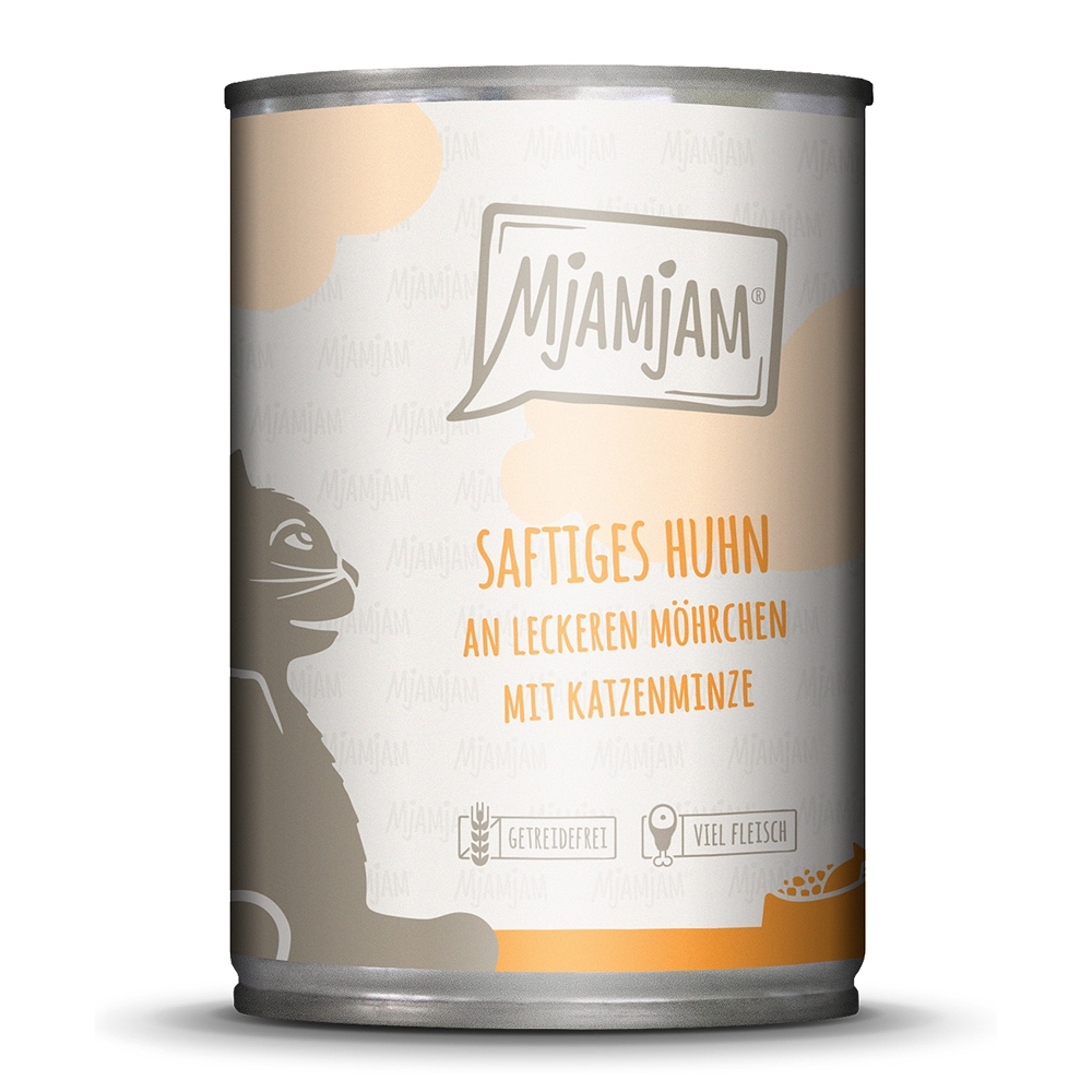 MjAMjAM Cat Saftiges Huhn & leckeren Möhrchen